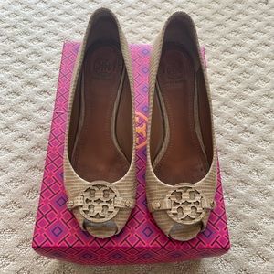 Tory Burch Mini Miller 65MM Open-toe Wedge